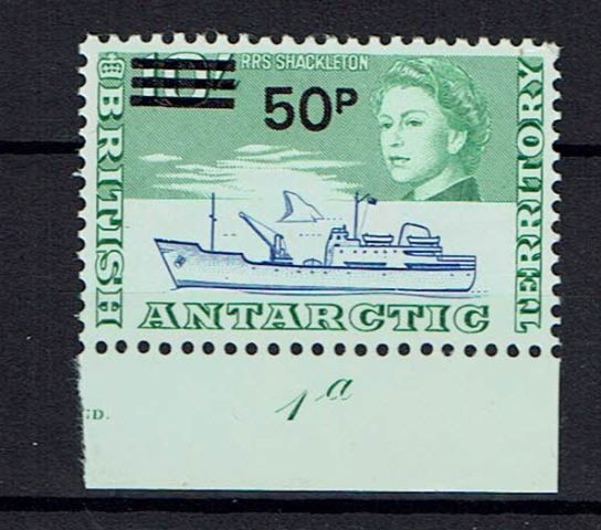 Image of British Antarctic Territory SG 37w UMM British Commonwealth Stamp